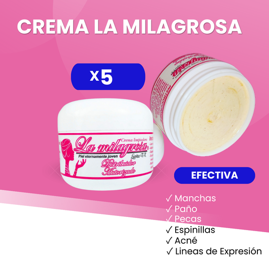 Crema La Milagrosa 32gr - Paquete 5 pzs