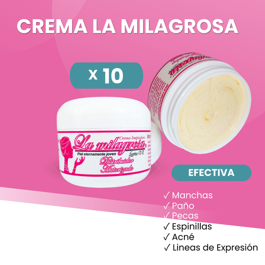 Crema La Milagrosa 32gr - Paquete 10 pzs