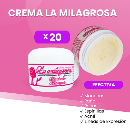Crema La Milagrosa 32gr - Paquete 20 pzs