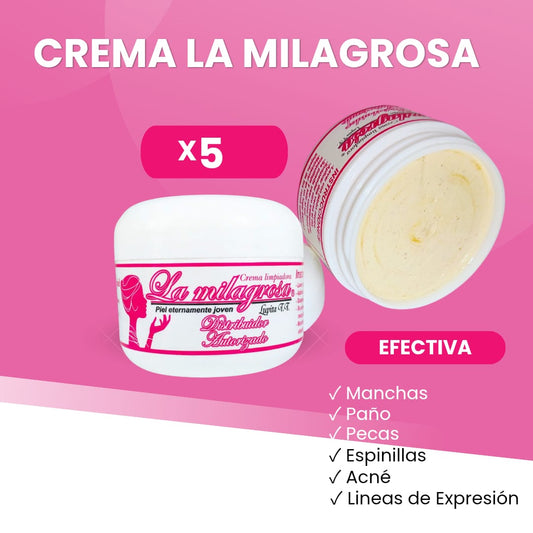 Crema La Milagrosa 32gr - Paquete 5 pzs