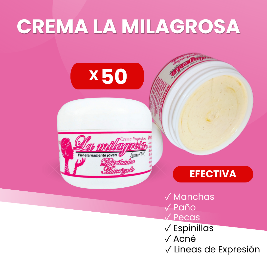 Crema La Milagrosa 32gr - Paquete 50 pzs